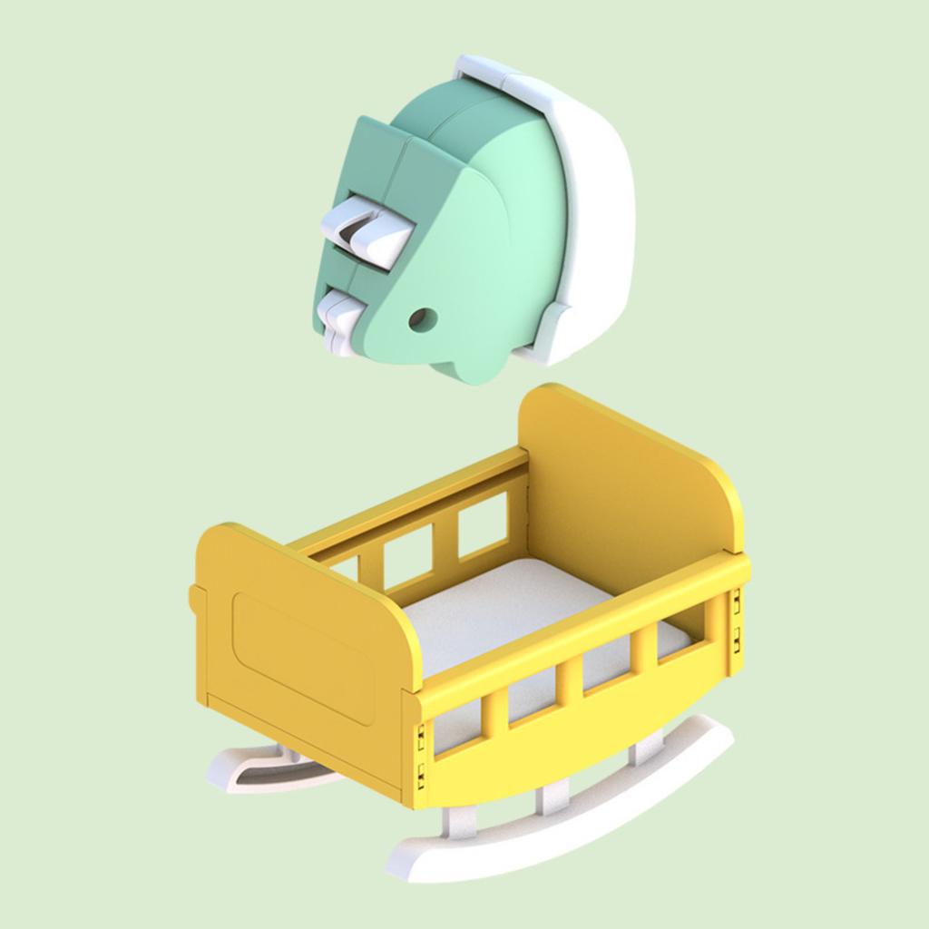 Dinosaur Series Children's Educational, Brain-stimulating, Hands-, Magnetic Assembly Building Block Toy Model