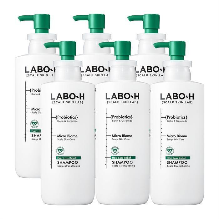 LABO-H Probiotics Scalp Strengthening Shampoo 400ml x 6 (9965540)