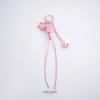Cute Cherry Blossoms Pendant Creativity Shape Beaded Woven Rope Small Bell Design Bag Hanging Piece Gift A227 Bag Charm