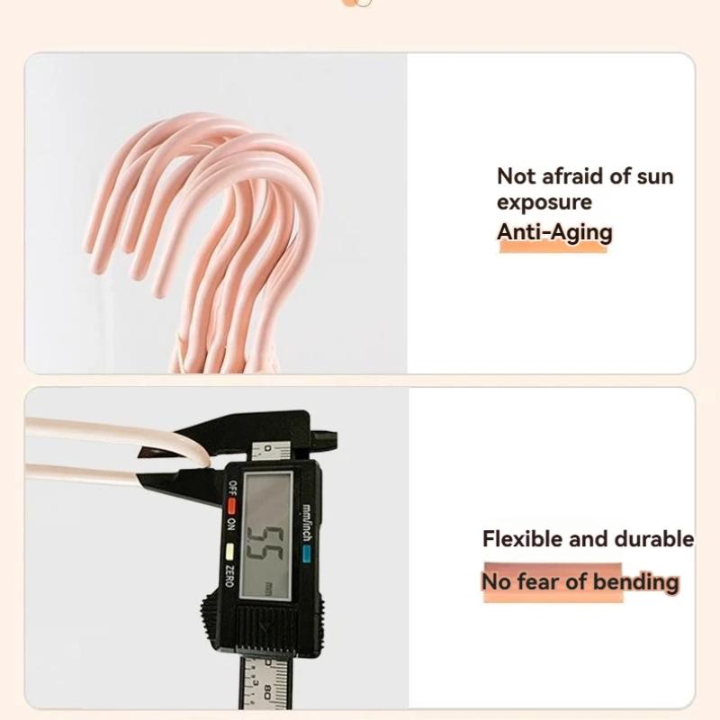 8 Stück Kleiderbügel Kleiderbügel mit rutschfestem Design, spurlos Kleiderständer, robuste, strapazierfähige Kleiderbügel