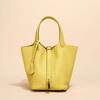 Leder-Togo-Tasche aus hochwertigem Rindsleder, neuwertiger Gemüsekorb, Damen-Beuteltasche, elegante Damen-Pendlertasche
