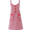 Women's Breathable Cotton Lapel Waistcoat Apron - Cute, Anti-Oil Kitchen Fashion