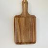 Eco-Friendly Kitchenware Durable Mini Wooden Cheese Pizza Boards Set With Handles