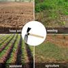 Dual Use Small Hoe Farm Garden Tools Small Lawn Rake Weeding Rake Labor-saving Loosening Soil Handheld Hoe