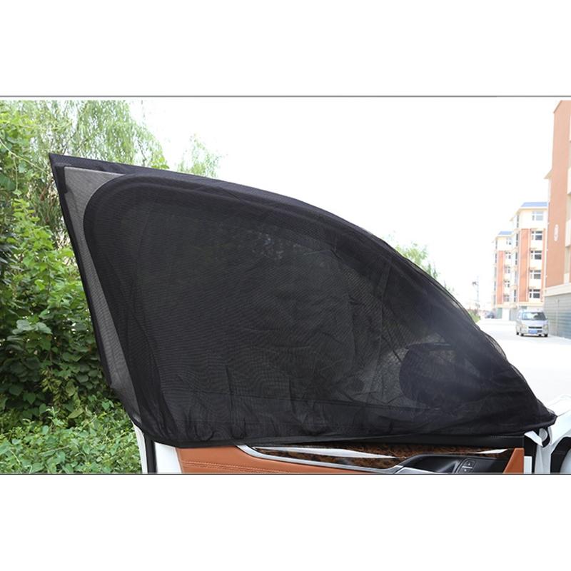 2x Foldable Side for Sun Shade Curtain Truck Van Car Window Visor Practical Block Cover Auto Window Screens for Summer