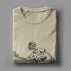Skeleton Skateboard T-Shirt for Men  Hipster 100% Cotton Tee Shirt Crewneck Short Sleeve T Shirt Plus Size Clothing