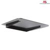 Support pour équipement RTV - Maclean - MC-738 - Verre trempé - Charge max 10 kg - Noir