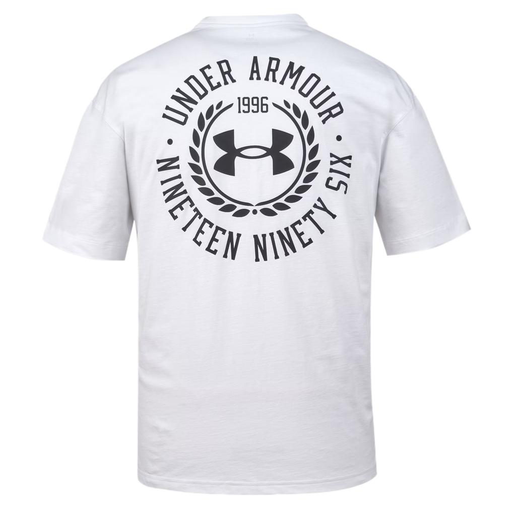 Under Armour Apachw Fashion Simple Versatile Short Sleeve T-Shirt Unisex Tops White 6007564-100