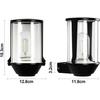 Applique d'extérieur NETTLIFE - culot E27, noire, étanche IP65, adaptée aux murs de maison, balcons et couloirs, MAX. 40 W, modèle 4
