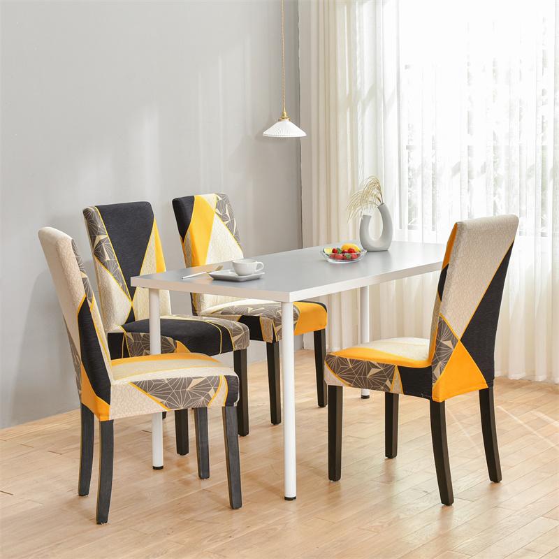 Dining Room Chair Covers Set Of 1/2/4/6Pieces, Removable Washable Chair Covers For Dining Chairs Stretch Parson Chair Slipcover