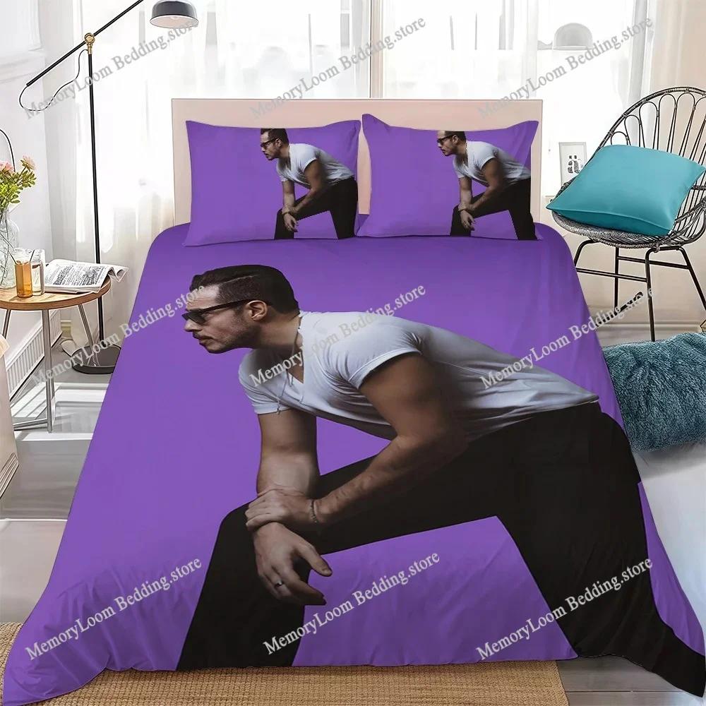 Singer J-Jose Madero Duvet Cover Set Home Style Bedding Soft Laundry Cotton Bed Student Dormitory Gift Home Textileextile