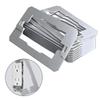 10Pcs Stainless Steel Electrical Outlet Leveling Shims Metal Outlet Spacers Receptacle Spacer Shims Leveler Enduring