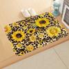 Sunflower Entrance Welcome Door Mat Flowers Bedroom Bedside Decor Carpet Non-slip Bathroom Kitchen Foot Rugs for Indoor Home
