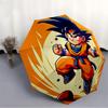 1PC DragonBallZ, GokuArtwork Automatic Open/Close Umbrella, 8-Rib Sturdy Frame, Lightweight Portable Umbrella, Commute, Business - Ideal Gift for Frie