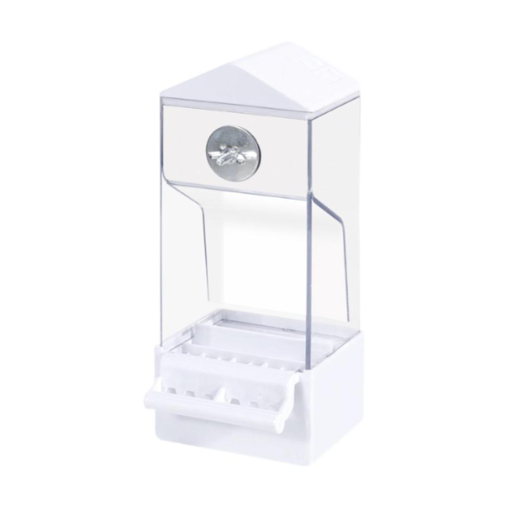 Automatic Bird Feeder No Mess with Perch Sturdy No Mess Bird Feeder for Canary Cockatiel Canaries Parakeet Small to Medium Birds