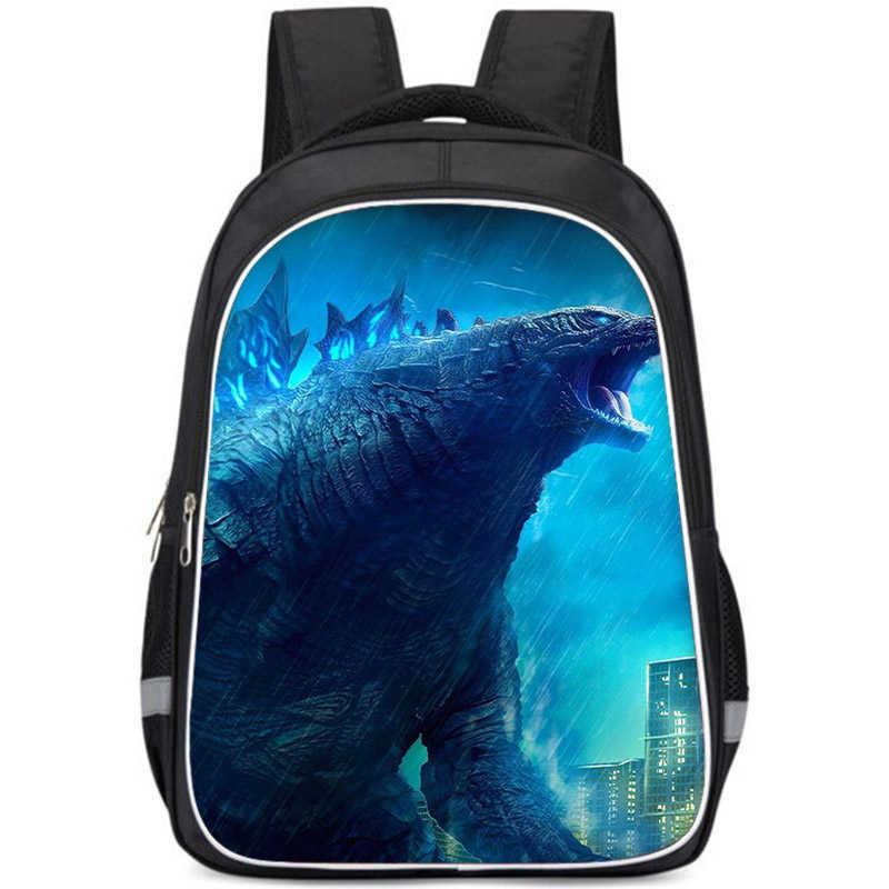 Large Capacity Lightweight 3d Godzilla Backpack For Kids Perfect For School