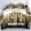 Horror Tv The Walking Dead Lincoln Bedding Set Duvet Cover Pillowcase King Queen Size Duvet Cover Bed Set Quilt Cover Pillowcase