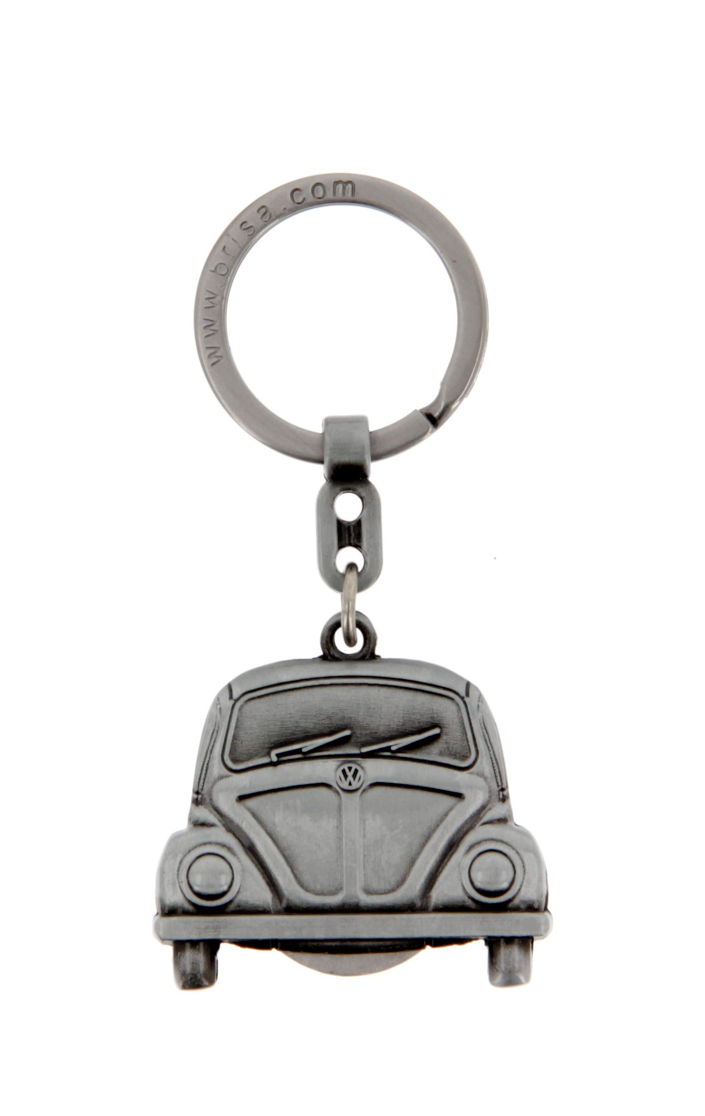 

BRISA VW Collection Beetle BEETLE Antique Silver Tone Keychain BEKH21 Einheitsgroße серебряный