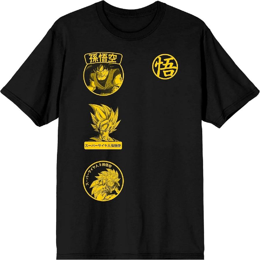 Dragon Ball Z Saiyan Z Fighter Black T-Shirt S