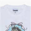 Ganni Women Pony Logo Baby FiT T shirT A1050220