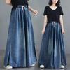 Übergroße Jeans Frühling Sommer Lange Weite Hosen Damen Locker Faltenmodisch Schlitz Damen Hosen Elastisch Hohe Taille Damen Hose