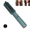 USB Hair Straightener Brush Comb Temperature Adjustable Hair Straightening Brush