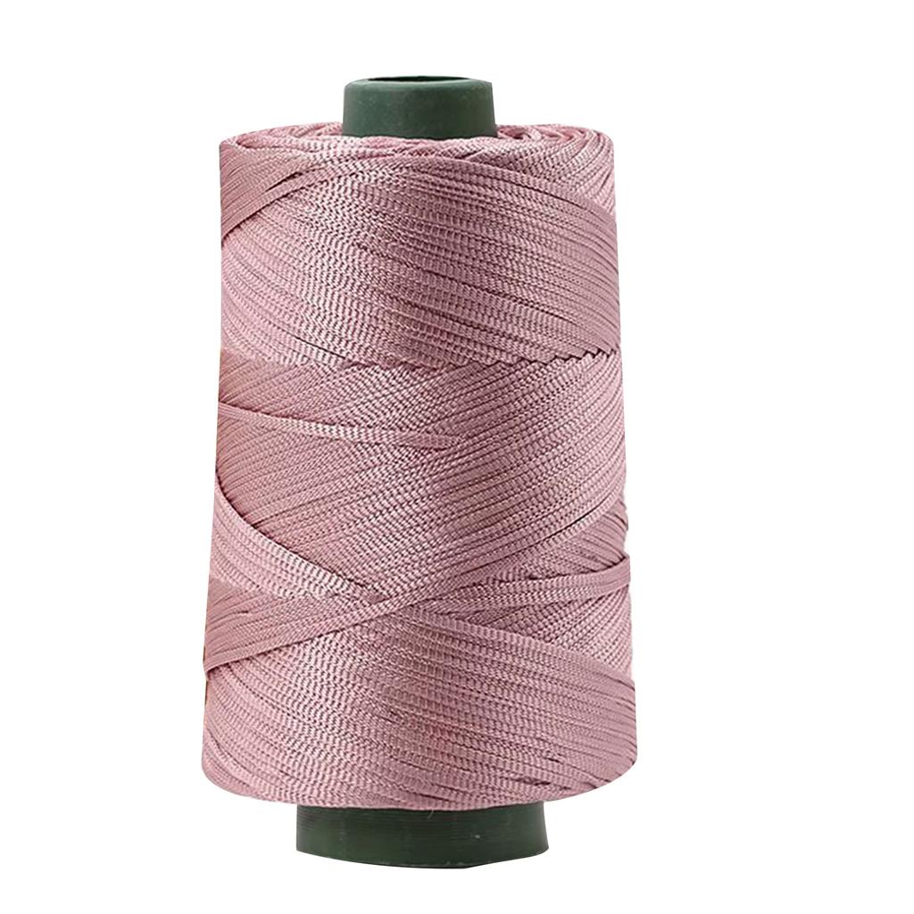 Colored Weaving Thread 2mm Thickness Cotton Linen Braiding Rope For Handmade Handbag Hat Shoe Knitting Weaving Craft