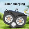 1 unidad repelente ultrasónico solar de animales con sensor de movimiento infrarrojo adecuado para ratones, pájaros, gatos, perros, serpientes, equipo de jardín y granja para exteriores