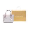 Michael Kors MK Jet Set Monogram Color Block Commuter Leather Tote Bag Women Tote Vanilla-White 35T9GTVT0B-640