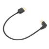 90 Degree Down HD Multimedia Interface Cable 48Gbps Gold Plated Flexible HD 8K HD Multimedia Interface Cable for Laptops