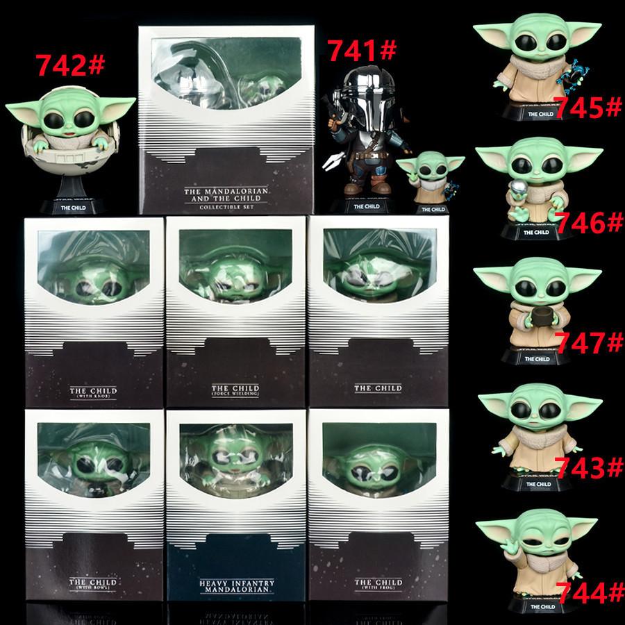 Accessorio figurina bambola a dondolo Cosbaby del piccolo Yoda Mandalorian