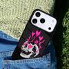 Gothic Fashion Skull phone case cover Compatible with for IPhone 17air 16e 15 14 13 12 11Pro Max 17 Air