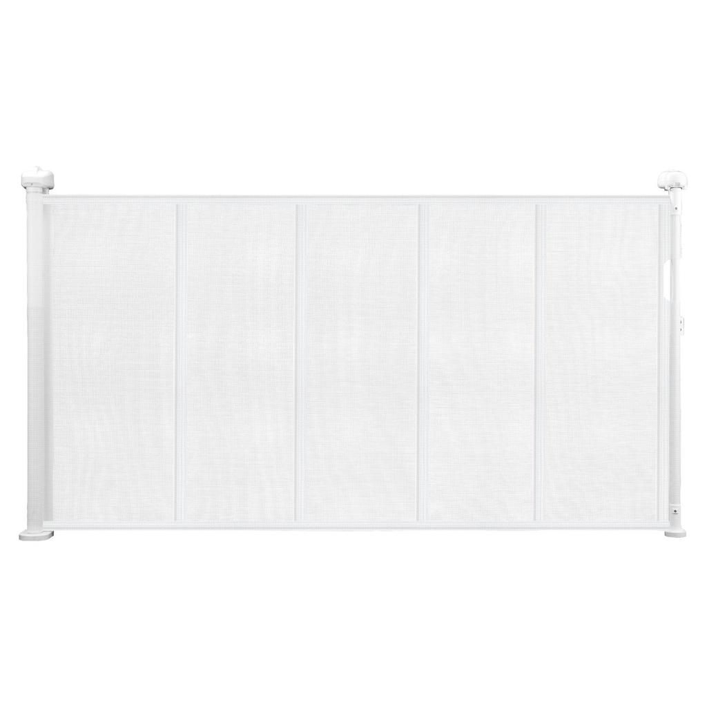 VEVOR Retractable Baby Gate, 870 mm Tall, Extends up to 1400 mm Wide, Retractable Gate for Kids or Pets, Mesh Material