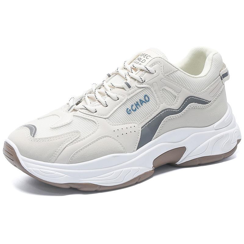 Breathable Mesh Sports Men's Trendy Versatile Thick Soled Casual Shoes Running Shoes