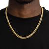 HHIOK Stainless Steel Cuban Link Chain Men PVD Plated HipHop Jewelry Miami Collana Acciaio Inossidabile Uomo