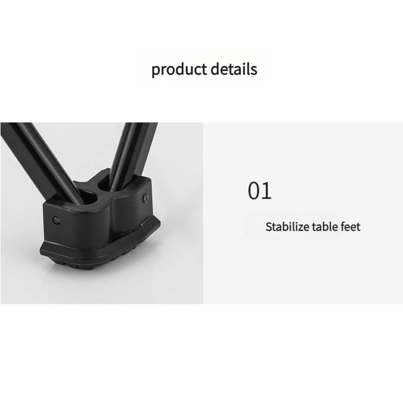 Lightweight Aluminum Folding Table Portable Camping Desk Compact Roll Top Design for Outdoor Picnic Barbecue Beach