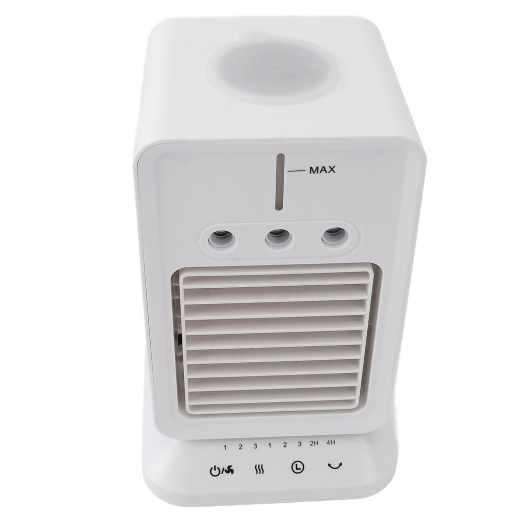 Portable Air Conditioner Multifunctional 3 Levels Oscillating Spray Humidifier Fan Desktop Water