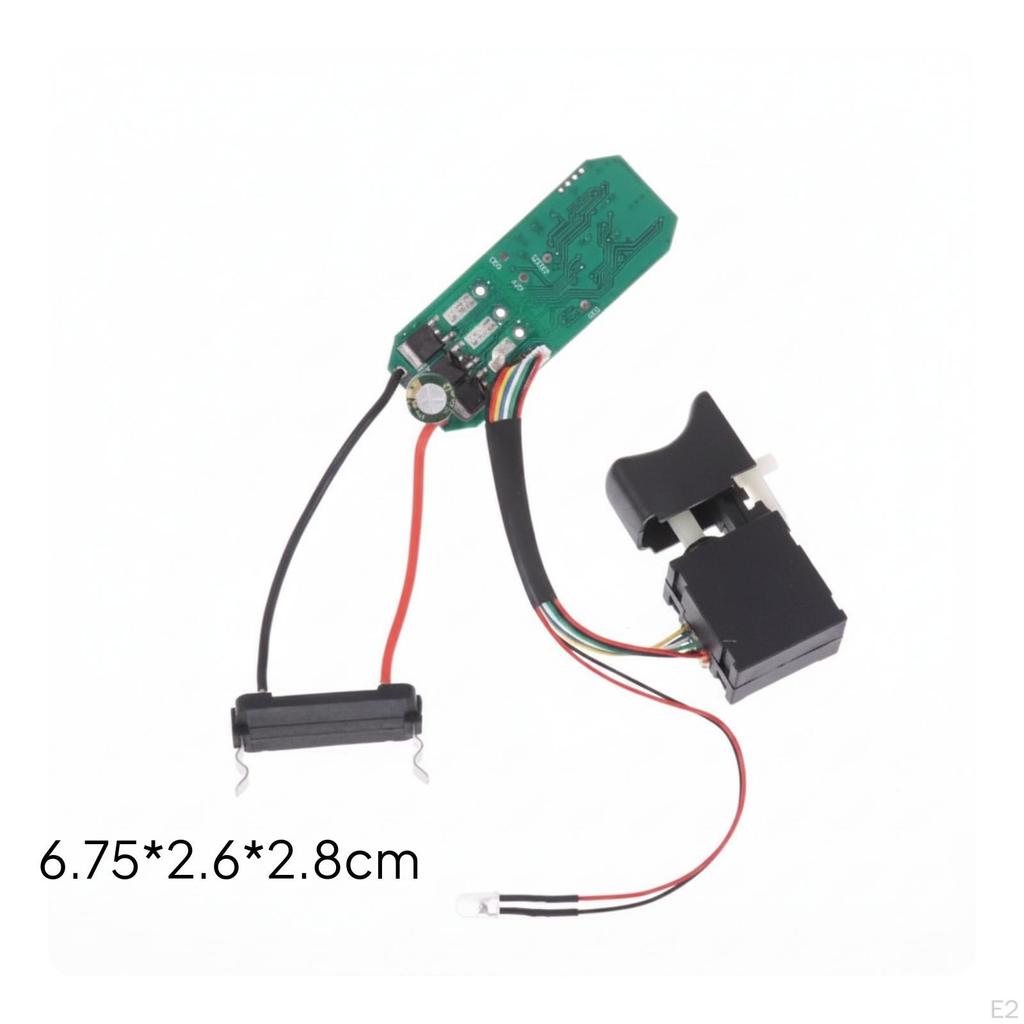Drill Control Board Cordless Circuit with Wiring Internal Part for Technicians,