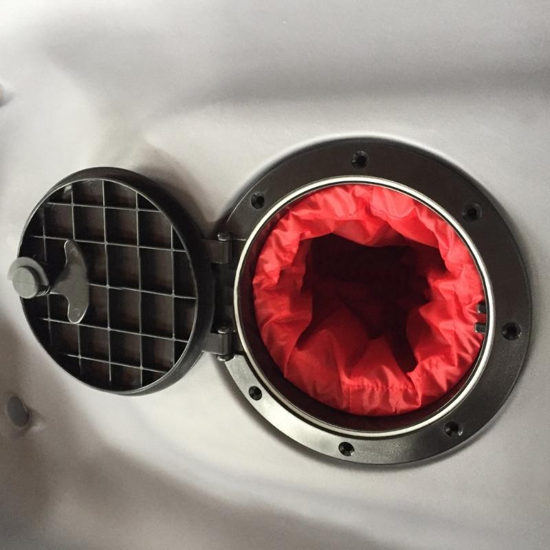 6" Deck Plate Hatch Cover Kit with Storage Bag for Marine Inflatable Boats Kayaks Rigging Wear Resistant