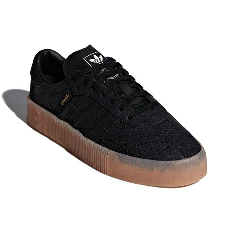 adidas Sambarose Gomma Bianca Nera Donna B28157