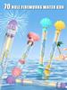 1 PCS 70-Hole Summer Pull-Out Large Capacity Firework Water Gun, A Shell Handle Design, Portable Multifunctional Water Spray Toy