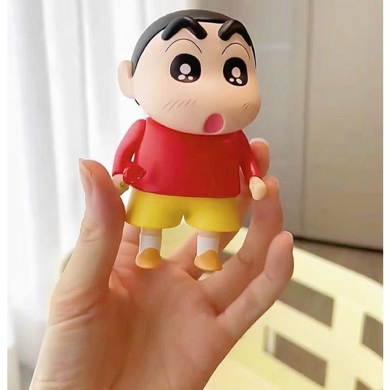 Crayon Shin-chan Boochan Nohara Shiro Cartoon Cute Toy Figurine Creative Car Decoration Ornament Gift