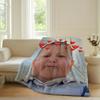 Russian Celebrities Hasbulla Blanket For Sofa Office Bed Plane Travel Sleep Read Relax Camping Soft And Warm