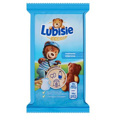 Lubisie piškotový koláček s mléčnou náplní 30 g
