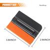 2Pcs Magnetic Vinyl Wrapping Squeegee 4Inch Suede Felt Edge Tint Squeegee Car Window Film Scraper Decal Applicator for Stickers