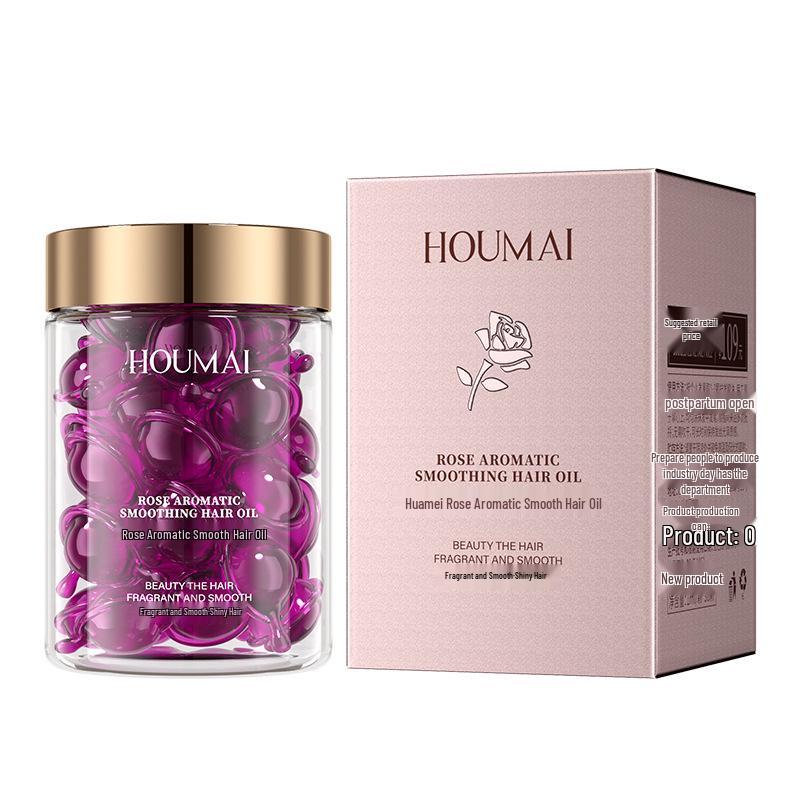 Huamei Rose Lavender Hair Care Oil Capsules