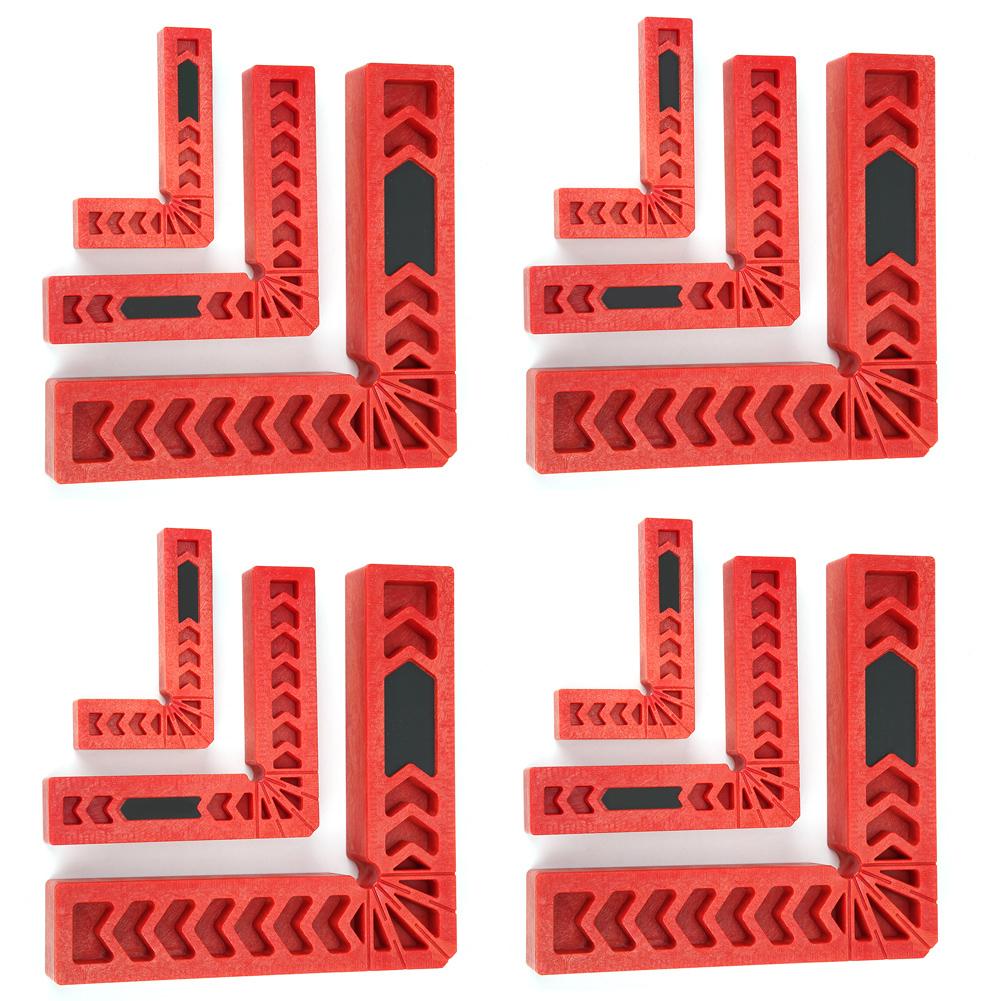 L‑Shaped 90 Degree Right Angle Positioner Woodworking Corner Clamp Carpenter Scribing Tool