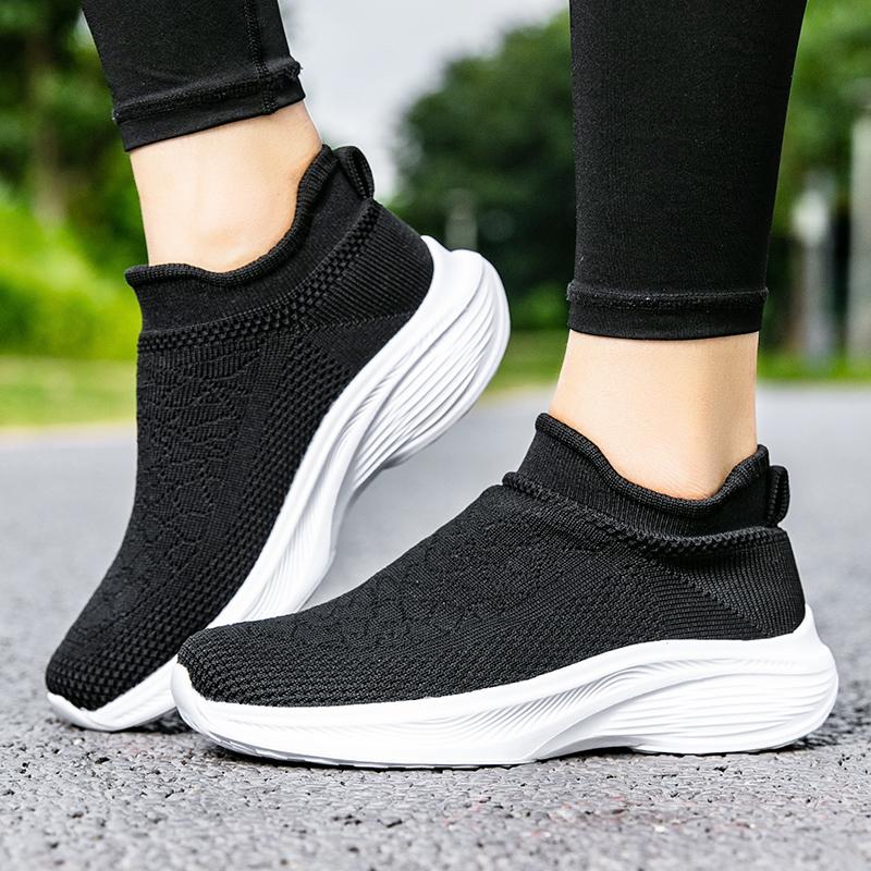 New Women Walking Shoes Fashion Women Flats Shoes Comfort Casual Women's Shoes Outdoor Lightweight Sneakers