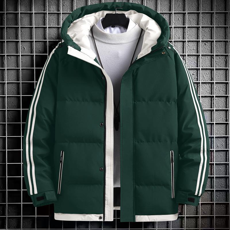 Winter Teen Cotton-padded Trendy Loose Hooded Thickened Cotton Jacket