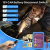 Battery Disconnect Power Switch 12V 240A Shut Off Cut Off Kill Switch With Remote Control Switch For Car Truck